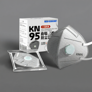 Dust Prevention N95 Mask with Activated Carbon Headband Easy Breathing