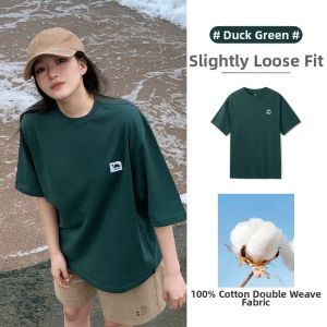 CAMEL | Cotton Loose Fit American Style Versatile Large Size T-Shirt