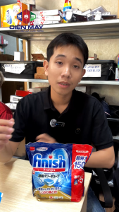 Viên Rửa chén Finish Nội Địa Nhật – Powerball Siêu Sạch – Bảo Vệ Máy – Không Đọng Cặn