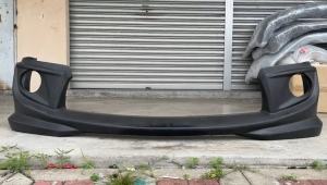 PERODUA ALZA 2010 SPORTIVO FRONT SKIRT LIP ORIGINAL SKIRT BODYKIT (MATERIAL PU)