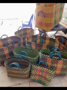 Giỏ Làn Đan Dây Nhựa Tốt Giỏ Đựng Đồ Thủ Công Đủ kích cỡ 8 dây đến 18 dây