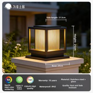 VINCAN | Solar Powered Column Headlights