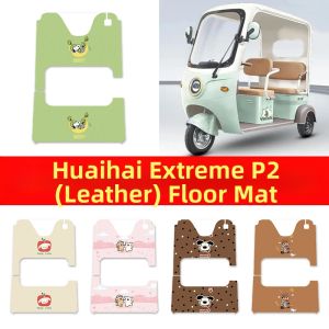 Decorative Foot Mat for Huaihai Jike P2 Electric Tricycle Accessories