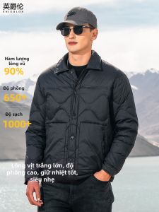 Enjeolon | Lightweight Turn-down Collar Down Jacket