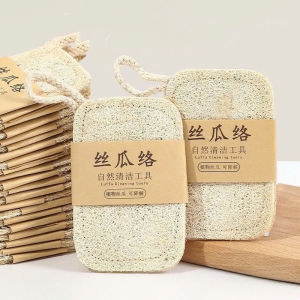 Miếng Xơ Mướp Khô Rửa Chén Bát Chống Dầu Mỡ Tiện Lợi - Miếng Rửa Chén Tạo Bọt Sơ Mướp Rửa Bát Đa Năng - Mút Ma Thuật Tẩy Rửa Làm Sạch Nhà Bếp