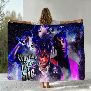 Bandai | Rapper J-Juice Wrld Legends Never Die 3D Flannel Blanket Soft Throw Blanket Art For Home Decor Bedroom Bed Sofa Picnic Fans Gift