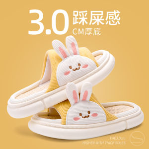 Dép Vải Lanh Chống Trượt Mùa Xuân 2025 Cho Nam Và Nữ Thoải Mái Thoáng Khí Đế PVC Dép Lê Thường Ngày Dùng Trong Nhà