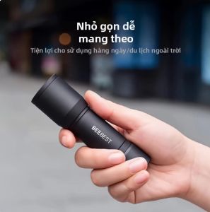 First | Đèn Pin Sạc Được Công Suất Lớn Có Thể Thu Phóng Di Động Chống Nước Thời Lượng Pin Dài