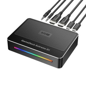 Ezcap 364 GameDock Extreme 2.1 HDMI To USB Type-C Video Capture Card 8K 60Hz Input Pass-through  4k60 1080p60 1080p240 Live Streaming and Recording