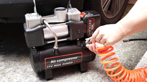 Máy nén khí 3L mini Máy nén khí không dầu công suất 750W không gây tiếng ồn khi sử dụng