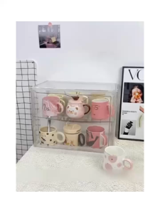 Cologer Acrylic Figure Display Case with Dust-Proof Lid - Transparent Storage Box for Collectibles#XH015