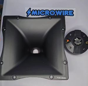 Plastic Horn 10X 10\\\" Thread Type With Broadway BSC-300 300W Compression Driver Unit (SET)