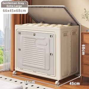 XUNHUAI | Large Foldable Lid With Wheels Clothing Quilt Storage Box