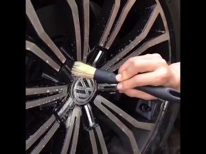 5Pcs/set Car Cleaning Brush Car Detailing BrushIdeal for Wheel and Leather Seat Care