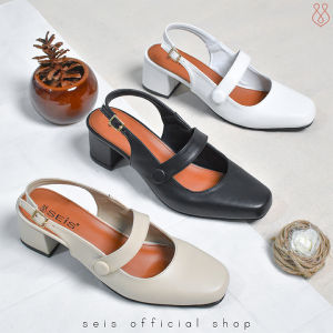SEIS Lyra Mules Wanita Heels 5 cm