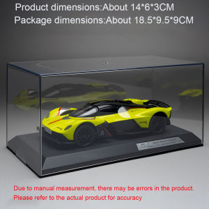 1:32 Valkyrie V12 Toy Car Diecast Alloy Miniature Model Doors Opened Rubber Tire Metal Body Cars Bedroom Models Ornament for Boy