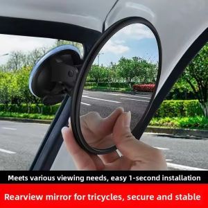 Tricycle Rearview Mirror 360 Degree Rotation Wide-angle Rearview Convex Mirror Handlebar Mount Car Rear View Mirrors
