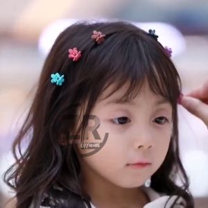 Jepit Rambut Korea Anak Perempuan Bentuk Bunga Kecil 50 pcs Aksesoris Hiasan Jepitan Rambut Wanita AK146 ZIORRA