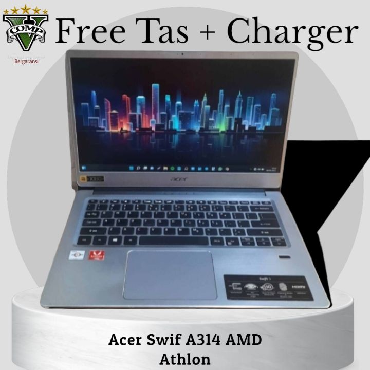 Laptop Acer Swift SF314-41 Amd Athlo 300U Vga Amd Radeon Vega