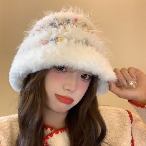 Cold Resistant Hearing Protection Women s Winter Knitted Hat Protective Warm Plush Thick Ear Flap Pullover Cap for Large Head