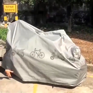 PEVA Bicycle Waterproof Cover Universal Sunscreen Rainproof Raincoat Motorcycle Electric Car Cover
