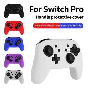 Silicone Protective Skin Case For Switch Pro Sleeve Gamepad Skin Cover For Switch Pro Controller Accessories Protective Cases