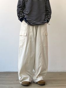 กางเกงขายาวทรงหลวมสไตล์ญี่ปุ่นย้อนยุคสำหรับผู้ชายและผู้หญิง กางเกงขายาวทรงหลวมสไตล์ญี่ปุ่นย้อนยุคสำหรับผู้ชายและผู้หญิง กางเกงขายาวทรงหลวมสไตล์ญี่ปุ่นย้อนยุคสำหรับผู้ชายและผู้หญิง