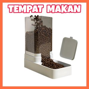 PET FEEDER AUTOMATIC《MODEL TRANSPARAN》TEMPAT MAKAN MINUM KUCING TRANSPARAN PREMIUM