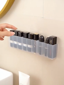 BMPEIC Đấm miễn phí Treo Tường 3 lưới hộp lưu trữ lông mày Clip kéo lông mày bút chì bàn chải son môi các mặt hàng nhỏ tổ chức Lưu trữ