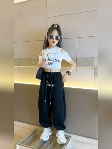 Beryl Kids กางเกงขายาว เสื้อผ้าผู้ชาย สไตล์เกาหลี ทรงหลวม สายผูก ด้านหน้า ลำลอง งานดี สบาย