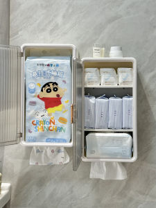 Bathroom Storage Solutions: No Punching Storage Box & Multi-layer Towel Storage