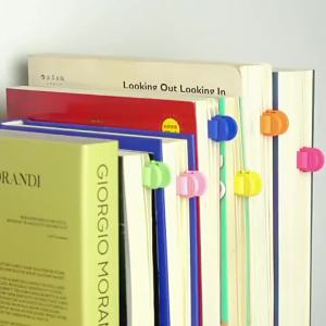 3/6Pcs Silicone Bookmark Automatically Follows Page Flipping Student Bookmarks Office Stationery Home Office School Supplies