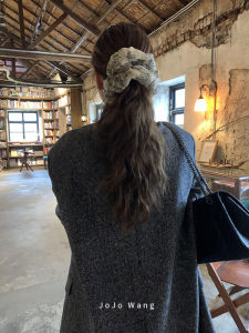 Elegant Printed Hair Ties for Women High Elasticity Hair Bands Fashionable Hair Accessories Original Design Silk Material