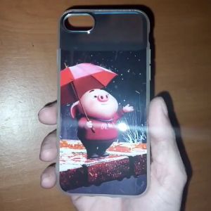 Softcase Case Casing Cesing iPhone 7 8 Plus X XS Girl Sweet Hujan Payung Dumbo CPR03