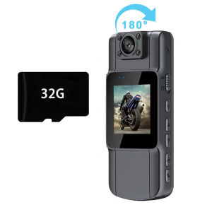 4K HD WiFi Mini Camera Color Screen Portable Night Vision Police Camera Small Bike Camcorder Portable Digital Video Recorder