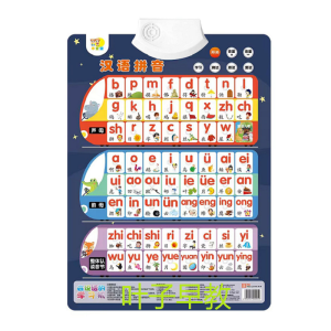 Early Education Sound Hanging Picture Chinese Phonics Toy for Children Age 3-8 Plastic Material Boys And Girls Universal