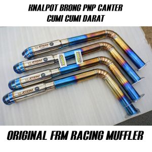 KNALPOT BRONG PNP CANTER DOBEL ORIGINAL FRM RACING MUFFLER