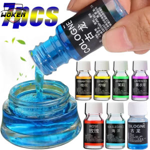 【WOKEN】7PCS Car Perfume Refill Liquid Essential Oil Natural Plant Extract High-End Aromatherapy Car Air Freshener Car Aromatherapy