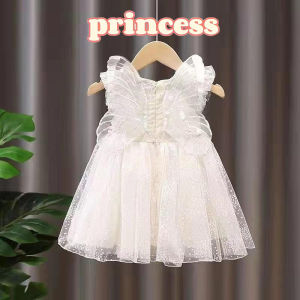 [PRINCESS KESLI] 0-7 Tahun Dress Butterfly Corak Bunga Flowers Anak Perempuan Gaun Pesta Princess Kupu-Kupu Rok Tutu Bayi Kids