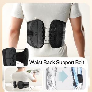 Waist Back Support Belt Adjustable Lumbar Brace Belt Self Heating Waist Protector Belt Relieve Lumbar Pain
