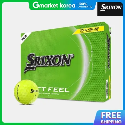 Srixon | 2025 Srixon Soft Feel 14 Golf Ball Unisex Yellow 2-Piece 12 Balls Ta3605090