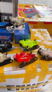 Heo dầu Nissin Thái 2piston A100 Pad cnc gắn nhiều dòng xe