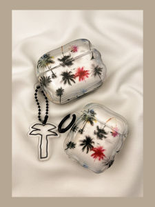 เคสป้องกัน Airpods4 ลายไม้ไผ่สีน้ำมันแบบไร้สาย รุ่น Airpod3 สำหรับ Apple pro หูฟังไร้สายแบบ Bluetooth รุ่นที่ 2 3 4 5 กล่อง