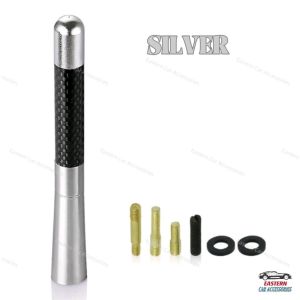 Car FM/AM Radio Antenna Car Top Roof Twist Antenna Receiving Signal Carbon Fiber Aerial