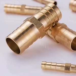 4mm 5mm 6mm 8mm 10mm 12mm Brass Straight Hose Pipe Fitting Equal Barb Gas Copper Barbed Coupler Connector Adapter