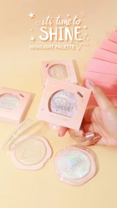 ไฮไลท์ หน้าเงา ฉ่ำวาว ฉ่ำโกลว์ โอบิวซ์ OB-1465 OBUSE SHINE HIGHLIGHT PALETTE