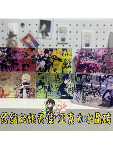 Acrylic Crystal Brick End of the Angel Michael Mikuru One Piece Anime Figure Collectible Toy for Fans 14 Years And above