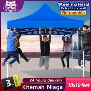 【Ready Stock】PVC Kanopi Kanopi 10x10Kaki Bumbung 80sm Kanopi Pasar Pasar tent Malam Penjaja Jalanan Acara Komersial Khemah Luar Kereta. Kanvas Hanya Untuk Kanopi Khemah 10Kaki x 10Kaki Dengan Bumbung Rangka Besi 80cm Ramadan Ramadan canopy