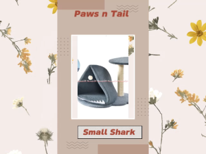 Desain Simple untuk Kucing: Pohon Cakaran Garukan & Tempat Main Model Ikan Paus