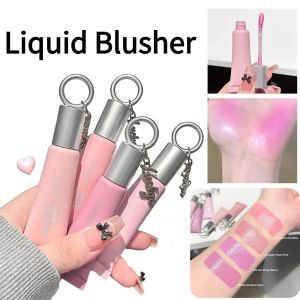 简素净 | Moisturizing Liquid Blusher Mirror Blush Liquid Makeup Water Light Cheek Brighten Face Contour Rouge Cosmetics Tools For Girls